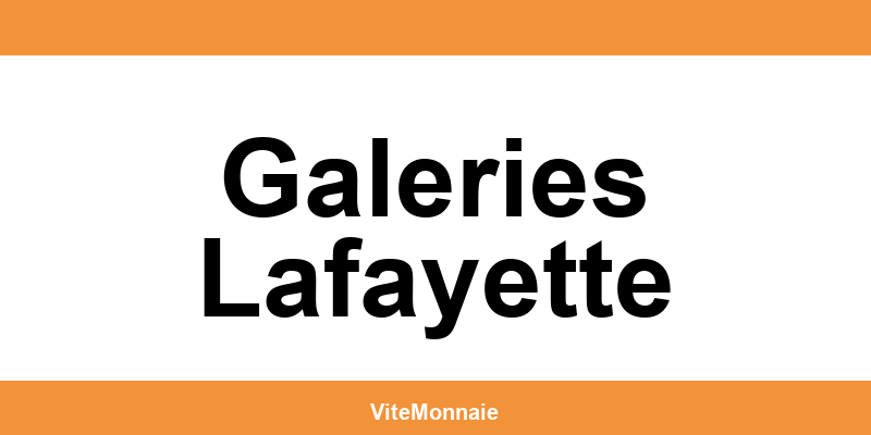 Ria Money Transfer agence à Galeries Lafayette